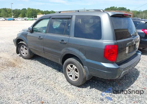 2003 Honda Pilot Ex from USA, damaged, VIN 2HKYF18423H582253